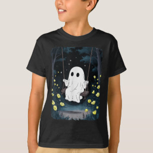 Vintages Geisterschwingen in Forest Night Hallowee T-Shirt