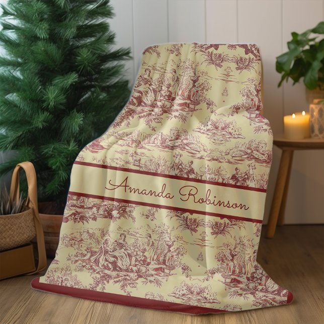 Vintages gelbes Seezunge Fleecedecke (Von Creator hochgeladen)