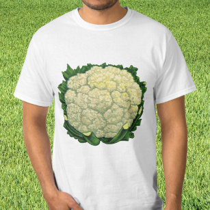 Vintages Gemüse Gemüse Veggies Blumenkohl T-Shirt