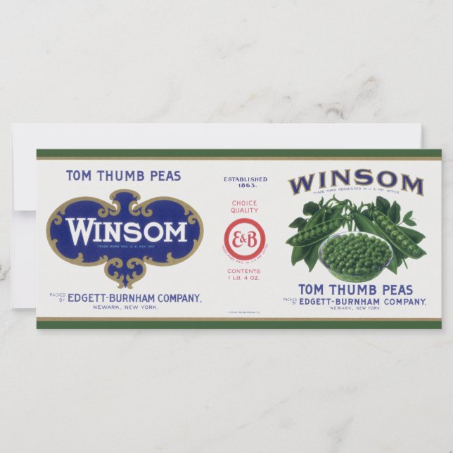 Vintages Gemüse kann Kunst, Winsom Peñas (Vorderseite)