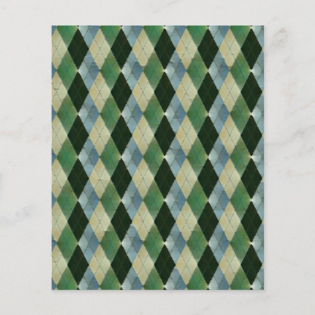 Vintages geometrisches Muster (Vorderseite)