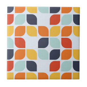 Vintages geometrisches Muster Fliese