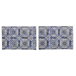 Vintages geometrisches Muster Kissenbezug