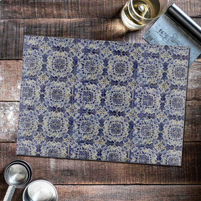 Vintages geometrisches Muster Schneidebrett (Von Creator hochgeladen)