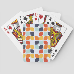 Vintages geometrisches Muster Spielkarten