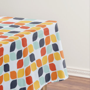 Vintages geometrisches Muster Tischdecke