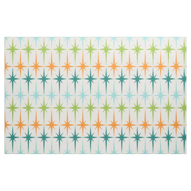 Vintages geometrisches Sternexplosion-Gewebe Stoff (Fat Quarter (45,7 x 55,9 cm))