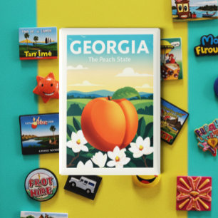 Vintages Georgien Magnet