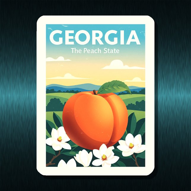 Vintages Georgien Magnet (Von Creator hochgeladen)