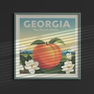 Vintages Georgien Poster