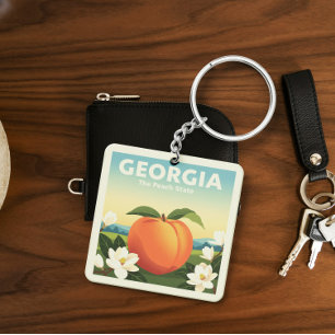 Vintages Georgien Schlüsselanhänger