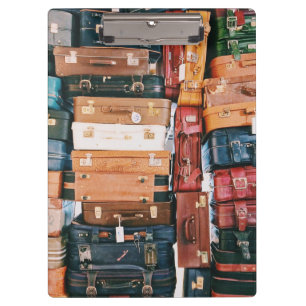 Vintages Gepäck Klemmbrett