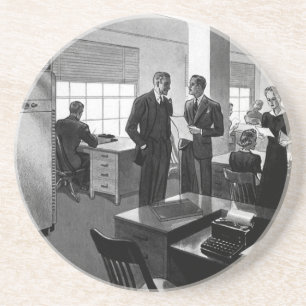 Vintages Geschäft, Führungskraft Geschäftsstelle Untersetzer