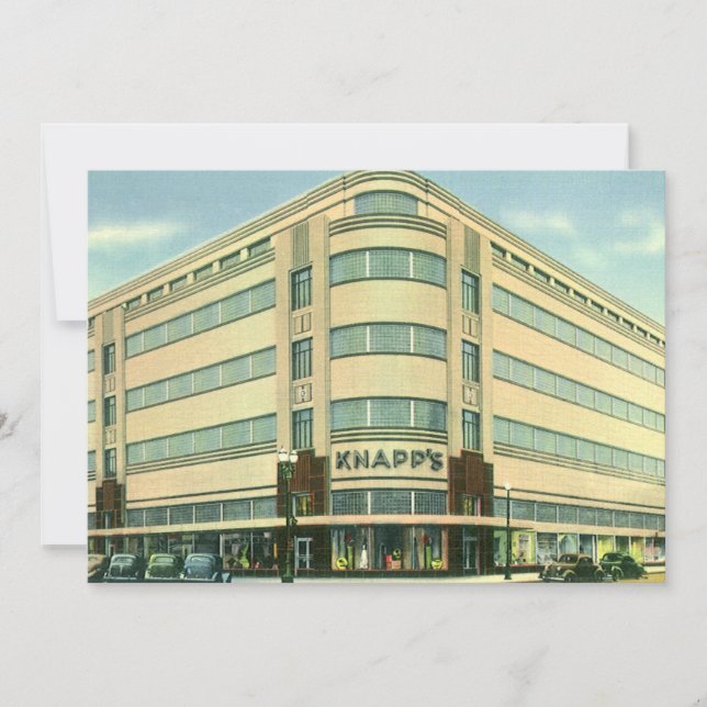 Vintages Geschäft, Kaufhaus Knapp (Vorderseite)