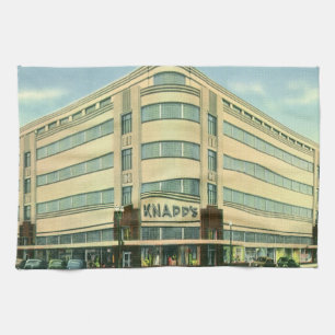 Vintages Geschäft, Kaufhaus Knapp Geschirrtuch