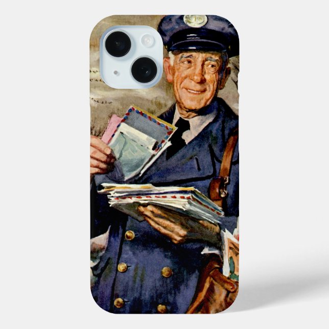 Vintages Geschäft, Postbote Case-Mate iPhone Hülle (Rückseite)