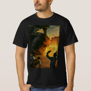 Vintages Geschäft, Stahlindustrie T-Shirt