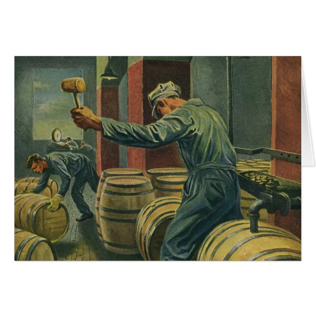 Vintages Geschäft, Weinherstellung Weinkeller (Vorderseite (Horizontal))