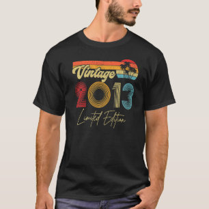 Vintages Geschenk 2013 2013 10. Geburtstag 10 Ye T-Shirt