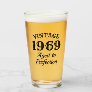Vintages Geschenk des trinkenden Glases des Bieres Glas