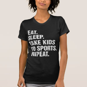 VINTAGES Geschenk essen Schlaf nehmen Kinder zum S T-Shirt