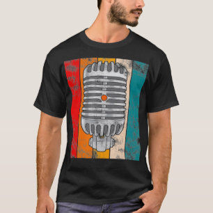 Vintages Geschenk für Karaoke-Mikrofone T-Shirt