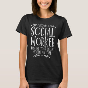 Vintages Geschenk für Sozialarbeiter T-Shirt