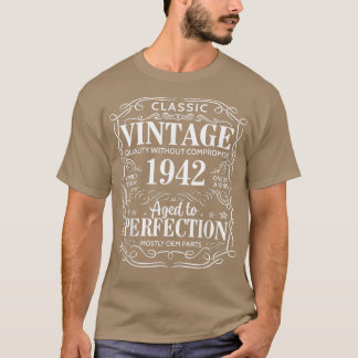 Vintages Geschenk zum 80. Geburtstag Perfection Ag T-Shirt