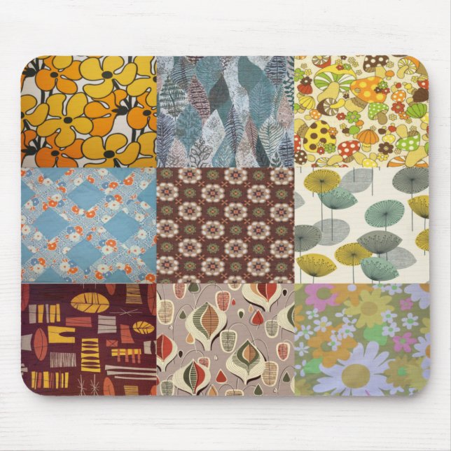 Vintages Gewebe Mousepad (Vorne)