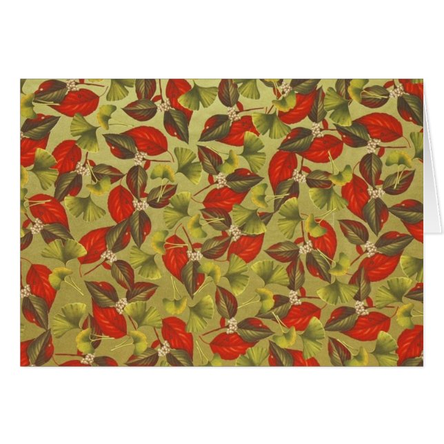 Vintages Ginkgo (Vorderseite (Horizontal))