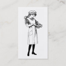 Vintages Girl- und Mischpult-Baker oder Konditorei