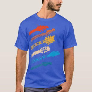 Vintages Gitarrengeschenk Lover Gitarrist Stuck T-Shirt