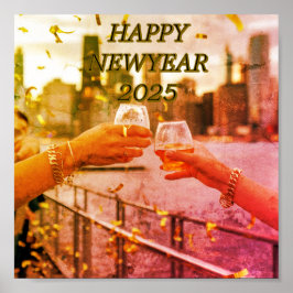 Vintages Glossy Poster zum Herunterladen