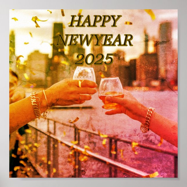 Vintages Glossy Poster zum Herunterladen (Vorne)