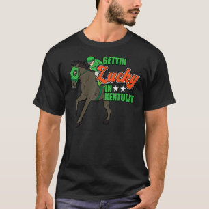 Vintages Glück im Kentucky Rennen T-Shirt