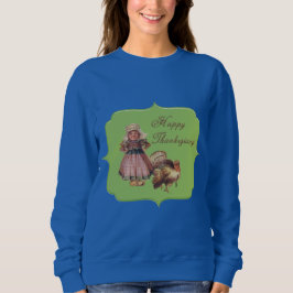 Vintages Glück Thanksgiving Joys, Feier Sweatshirt