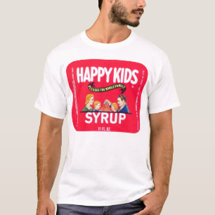 Vintages "glücklicher Kindersirup-" Shirt