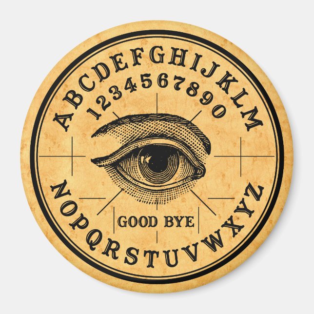 Vintages Glücksgefühl Psychisches Auge Magnet (Vorne)