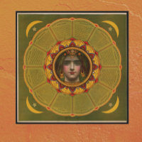 Vintages Glücksspiel mit Astrologie Zodiac Zeichen