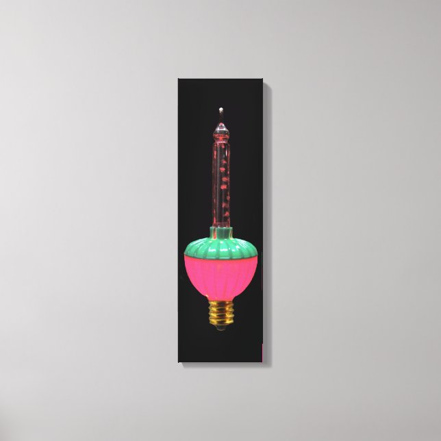 Vintages Glühen Single Leinwanddruck (Vorderseite)