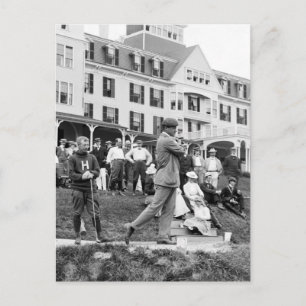 Vintages Golf, 1890s Postkarte