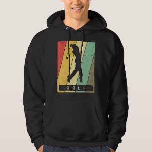Vintages Golf Sport Retro Poster Hoodie