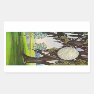 Vintages Golfspielen Golf Stickers Reisen