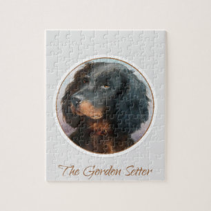 Vintages Gordon Setter Puzzle