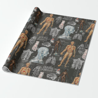 Vintages göttliches Halloween-Wrap-Papier Geschenkpapier