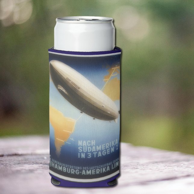 Vintages Graf Zeppelin-Reiseplakat Selters Dosenkühler (Von Creator hochgeladen)