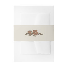 Vintages Granatapfelband Einladungsbanderole