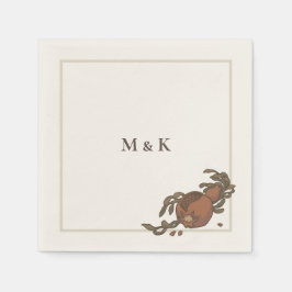 Vintages Granatapfelband Serviette