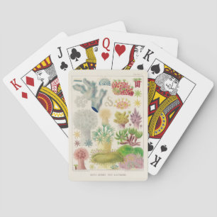Vintages Great Barrier Reef in Australien Alcyonar Spielkarten