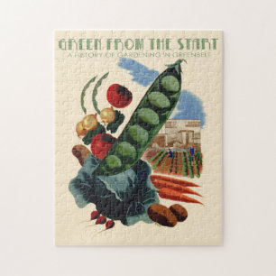 Vintages Greenbeltpuzzlespiel Puzzle